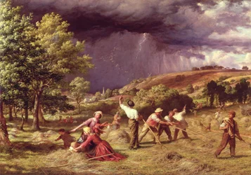 Ein Gewitterschauer, 1859